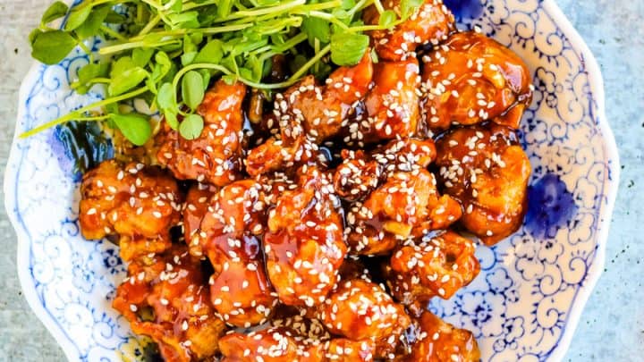 Easy Crispy Air Fryer Sesame Chicken All Ways Delicious